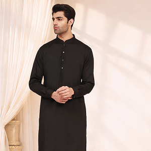 BLACK  KAMEEZ SHALWAR NEW